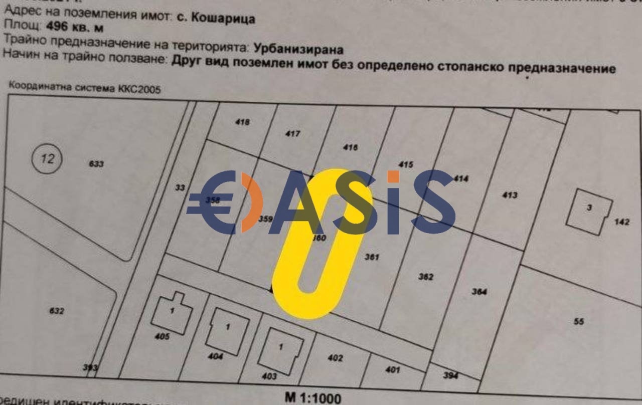 Продава ПАРЦЕЛ, с. Кошарица, област Бургас, снимка 2 - Парцели - 51742003