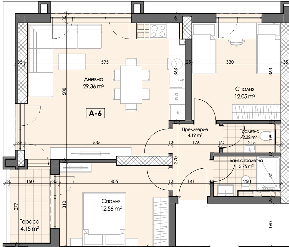 Продава 3-СТАЕН, гр. Пловдив, Кършияка, снимка 2 - Апартаменти - 49341909