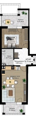 Продава 2-СТАЕН, град Пловдив, Остромила • 88200 € / 172504.21 лв. • 83803575 1