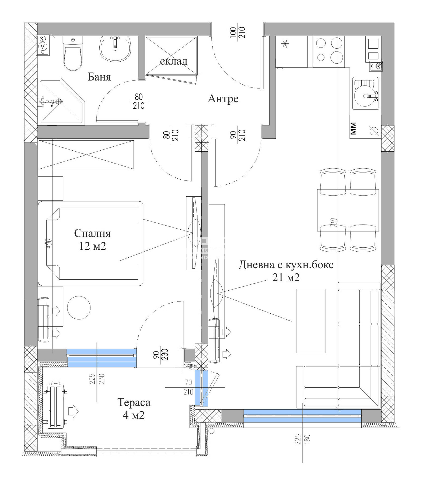 Продава 2-СТАЕН, гр. Пловдив, Христо Смирненски, снимка 2 - Апартаменти - 50039888