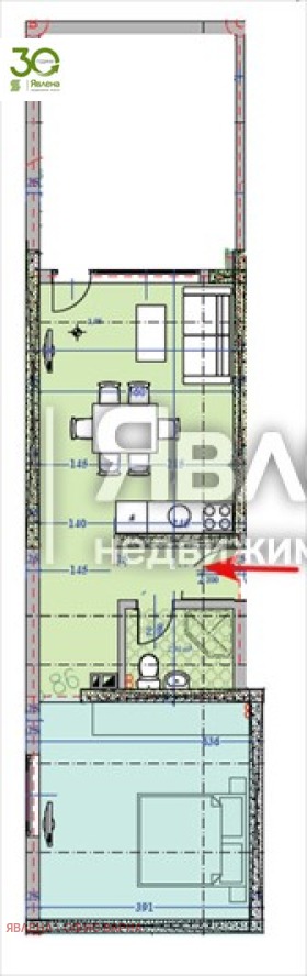 Продава 2-СТАЕН, с. Кранево, област Добрич, снимка 5 - Апартаменти - 55505898