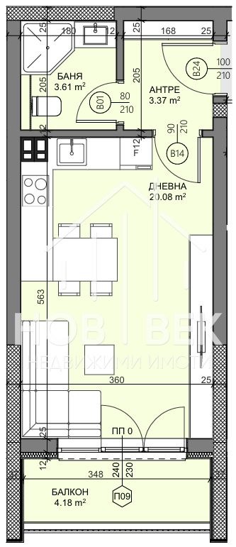 À vendre  Studio Varna , Vladislav Varnentchik 1 , 44 m² | 77847671 - image [2]