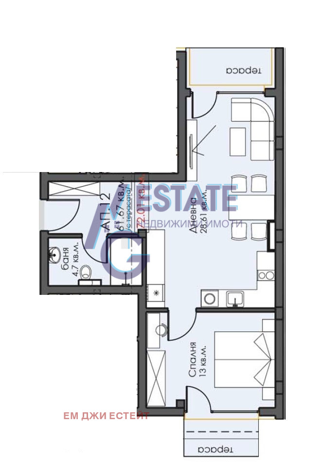Продава  2-стаен област Бургас , гр. Созопол , 72 кв.м | 82536960 - изображение [11]