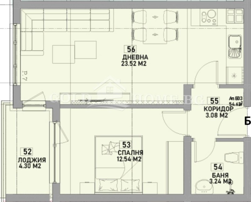 Продава 2-СТАЕН, гр. Пловдив, Южен, снимка 2 - Апартаменти - 53071654