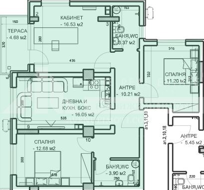 De vânzare  3 dormitoare Plovdiv , Mladejci Hâlm , 113 mp | 39644379 - imagine [2]