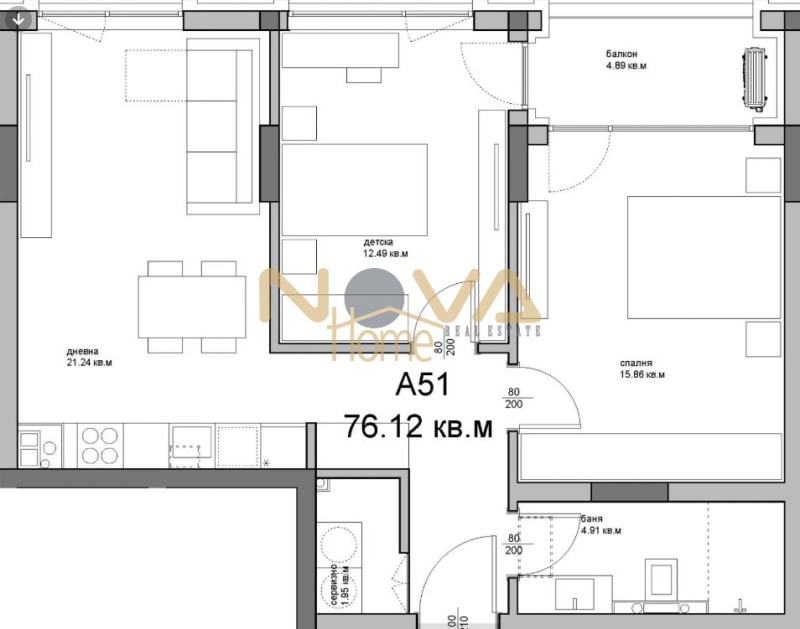 In vendita  2 camere da letto Varna , Asparuhovo , 88 mq | 21621073 - Immagine [13]