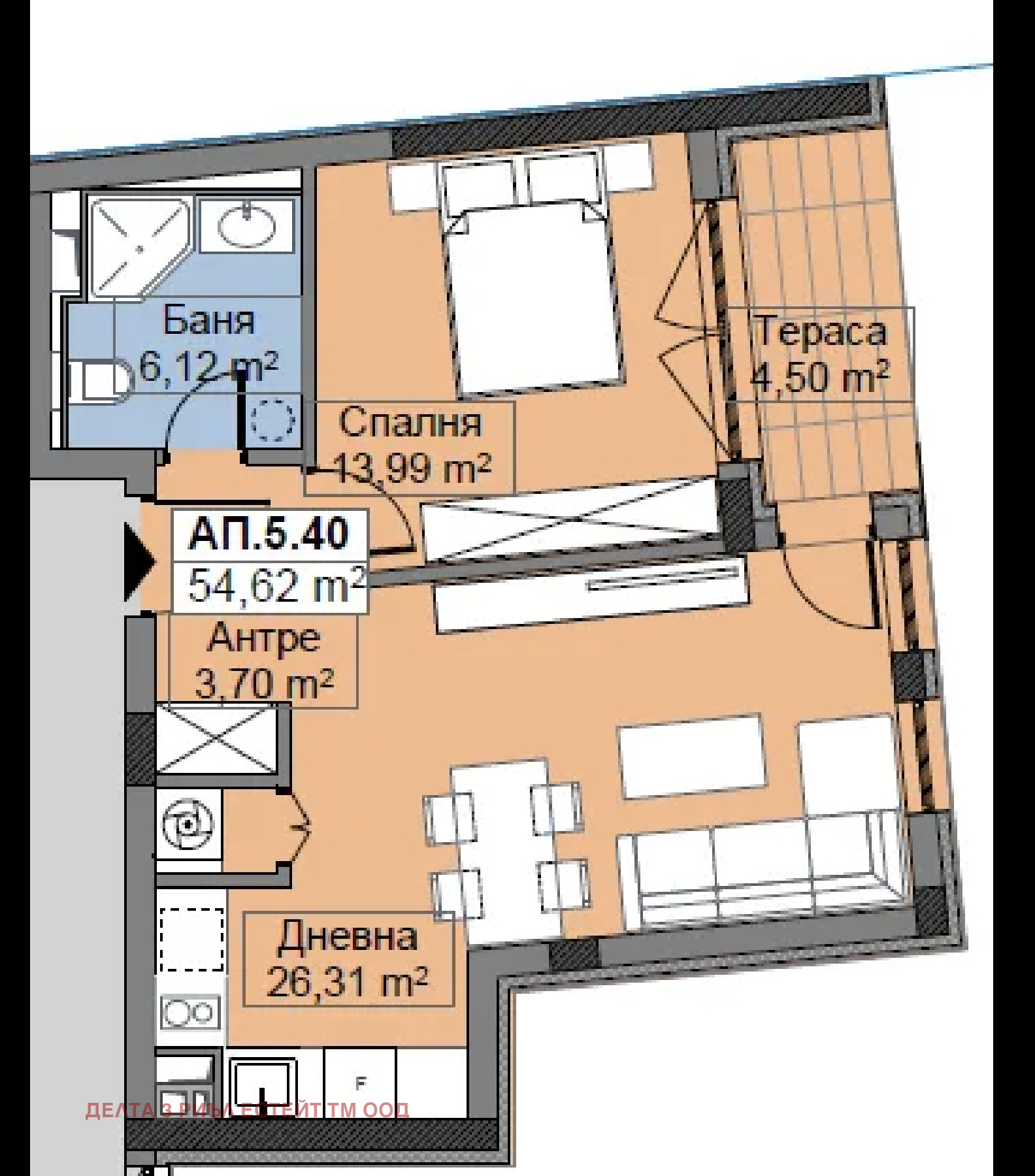 Продава 2-СТАЕН, гр. София, Овча купел, снимка 7 - Апартаменти - 53729614