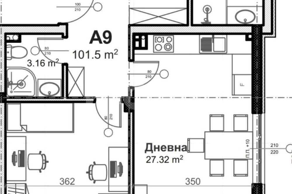 Продава 3-СТАЕН, гр. Пловдив, Христо Смирненски, снимка 5 - Апартаменти - 54133632