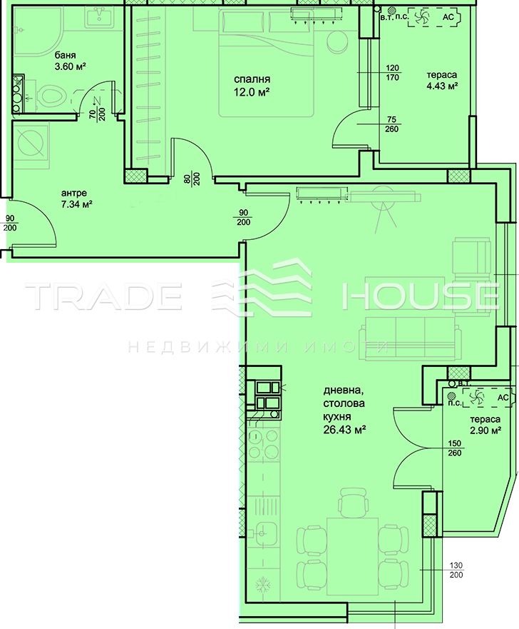 Продава 2-СТАЕН, гр. Пловдив, Христо Смирненски, снимка 2 - Aпартаменти - 47001850