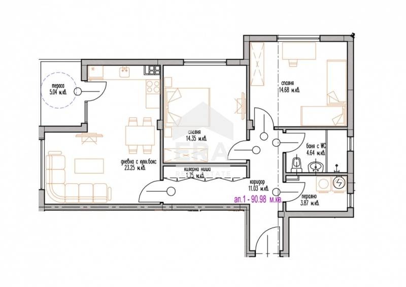 Продава  3-стаен град Варна , м-т Долна Трака , 100 кв.м | 12390330 - изображение [8]