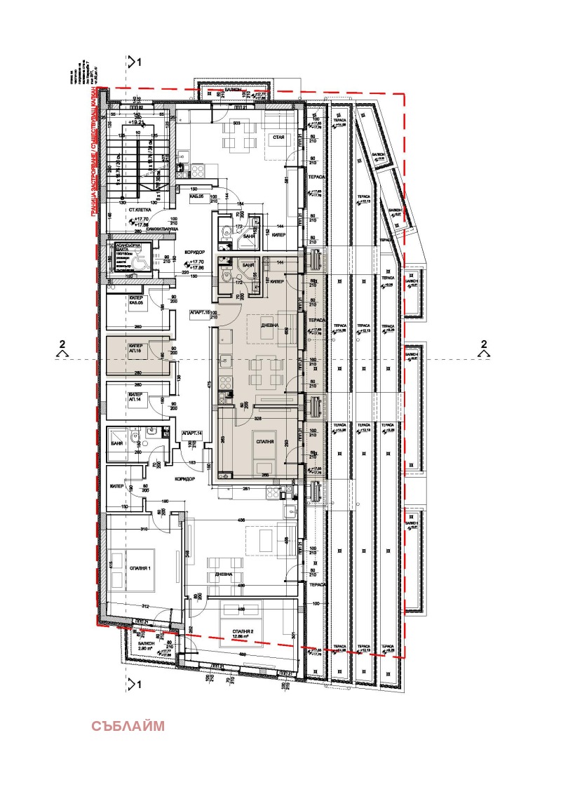 Продава  2-стаен град Варна , Левски 2 , 60 кв.м | 64081976 - изображение [2]