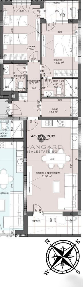Продава 3-СТАЕН, гр. Пловдив, Тракия, снимка 2 - Апартаменти - 54255405