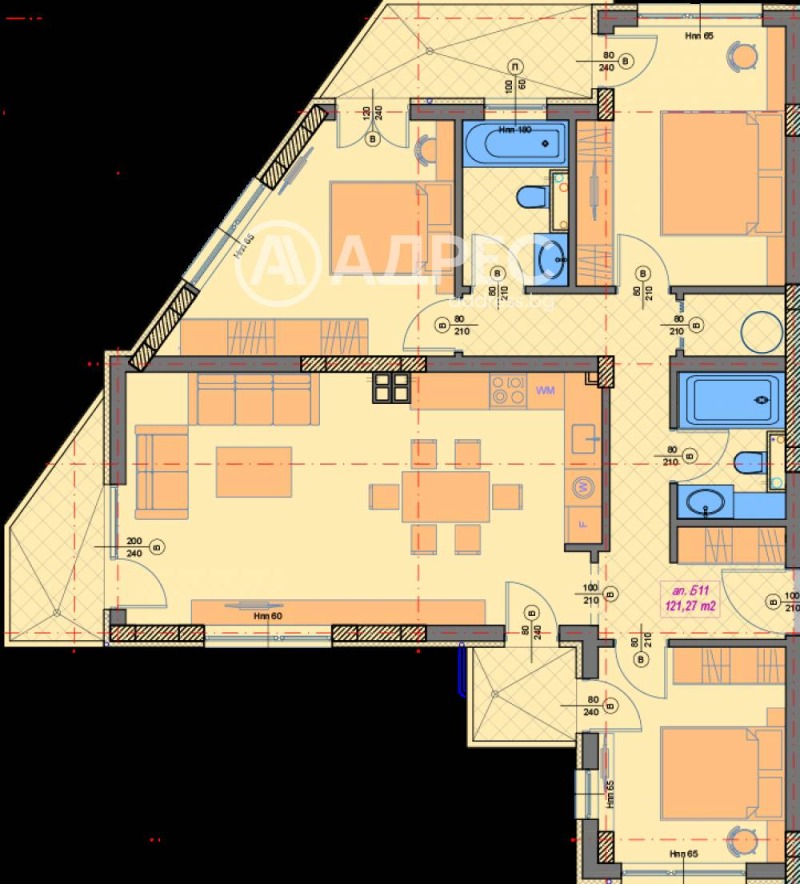 Продава МНОГОСТАЕН, гр. София, Манастирски ливади, снимка 3 - Апартаменти - 53149017