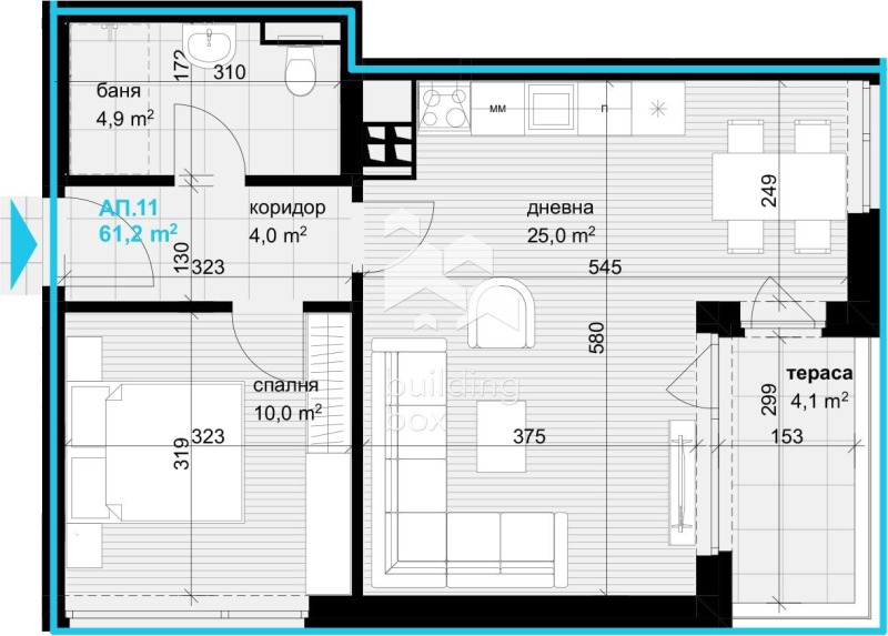 Zu verkaufen  1 Schlafzimmer Warna , Asparuhowo , 69 qm | 17723556 - Bild [4]