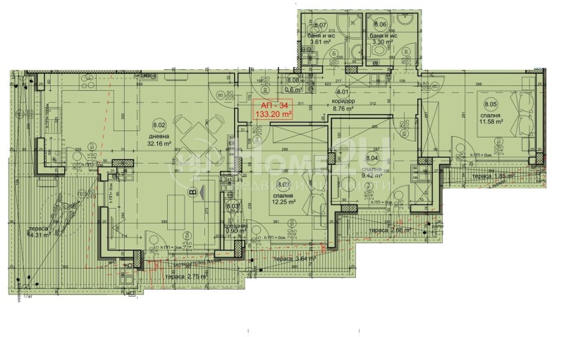 Zu verkaufen  3 Schlafzimmer Warna , Lewski 1 , 149 qm | 75656246