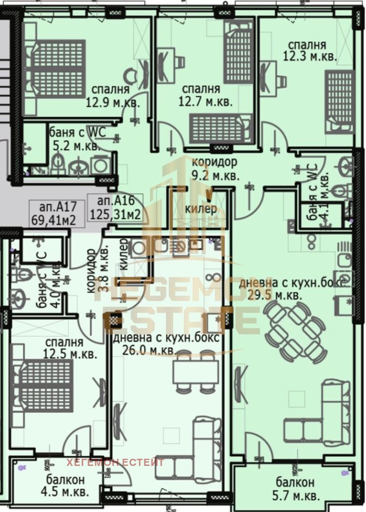Na prodej  3+ ložnice Varna , Kajsieva gradina , 205 m2 | 40751731 - obraz [2]