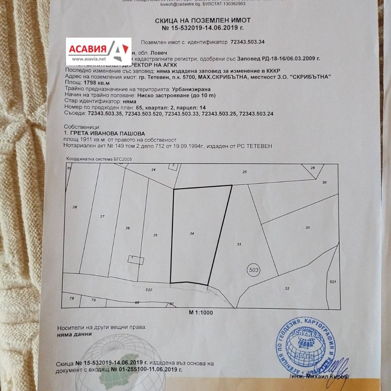 Til salg  Grund region Lovech , Teteven , 1798 kvm | 23776056 - billede [3]