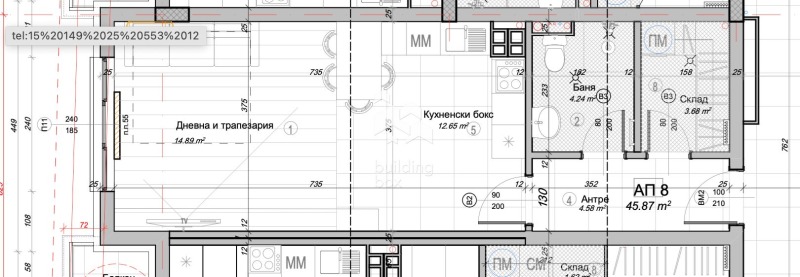 Продава 1-СТАЕН, гр. София, Слатина, снимка 5 - Апартаменти - 53203630