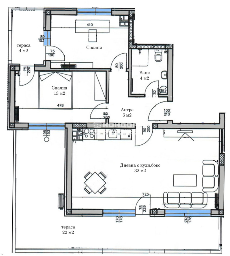 Satılık  2 yatak odası Plovdiv , Vastaniçeski , 140 metrekare | 17704867 - görüntü [17]