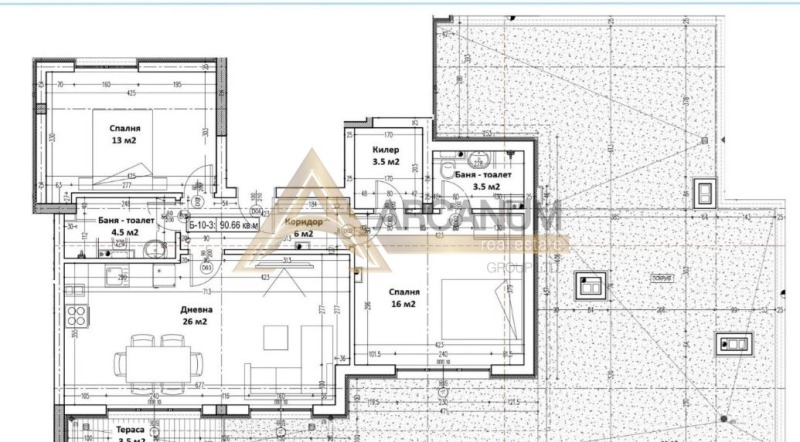 Продава 3-СТАЕН, гр. Варна, Изгрев, снимка 2 - Апартаменти - 52708312