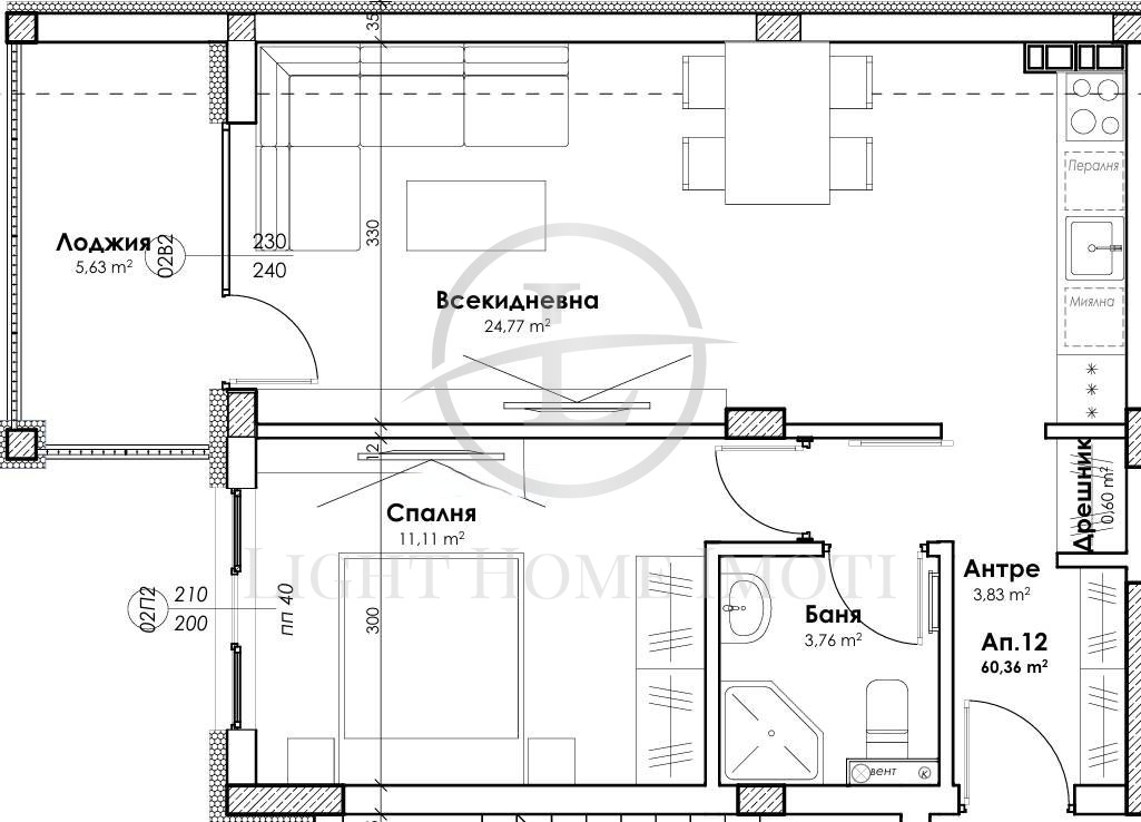 Продава 2-СТАЕН, гр. Пловдив, Прослав, снимка 3 - Апартаменти - 53895048