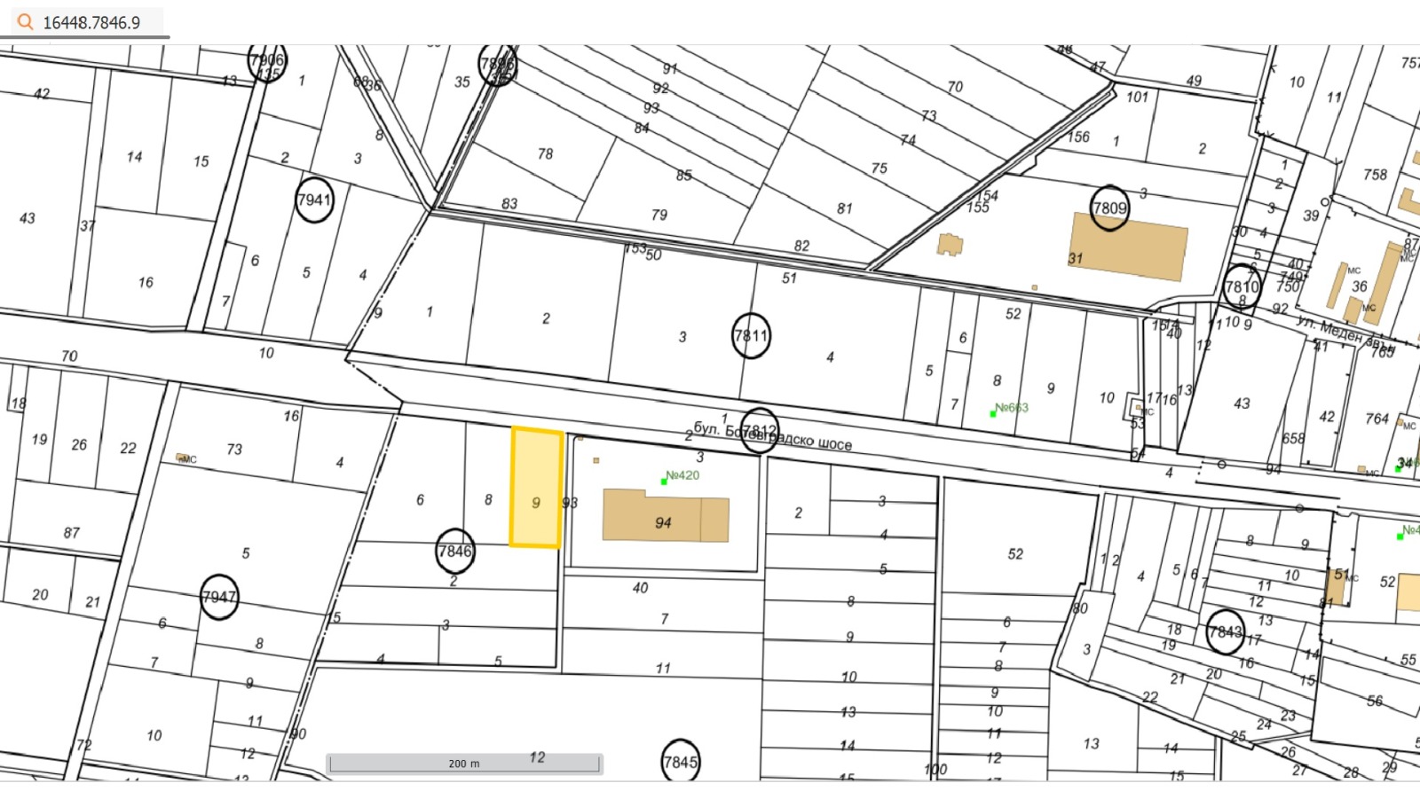 Продава ПАРЦЕЛ, гр. София, с. Долни Богров, снимка 2 - Парцели - 56166396