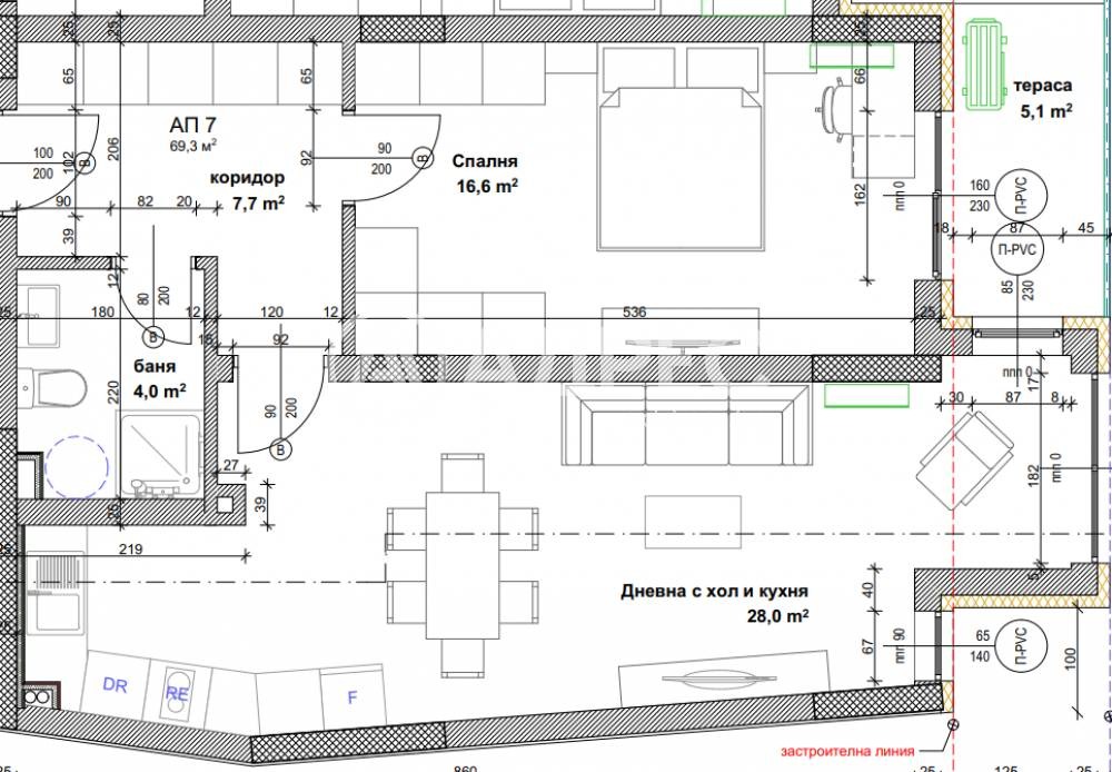 Продава 2-СТАЕН, гр. София, Банишора, снимка 3 - Апартаменти - 53721051