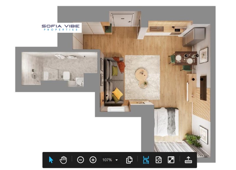 For Sale  Studio Sofia , Manastirski livadi , 51 sq.m | 25974654 - image [9]