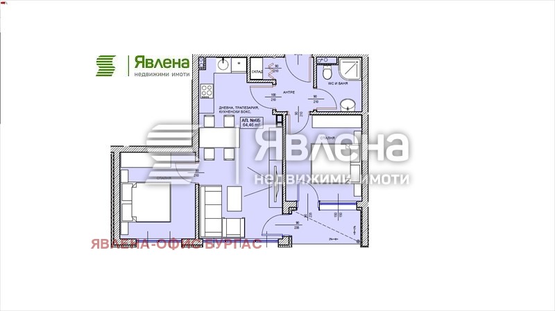 Продава 3-СТАЕН, гр. Поморие, област Бургас, снимка 2 - Aпартаменти - 48397987