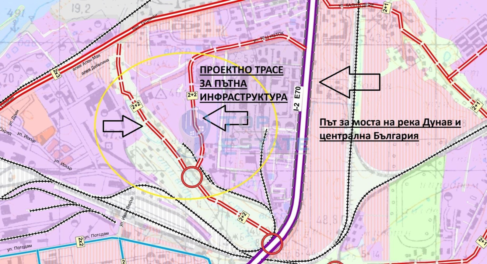 Продава ПАРЦЕЛ, гр. Русе, Промишлена зона - Изток, снимка 3 - Парцели - 52672142