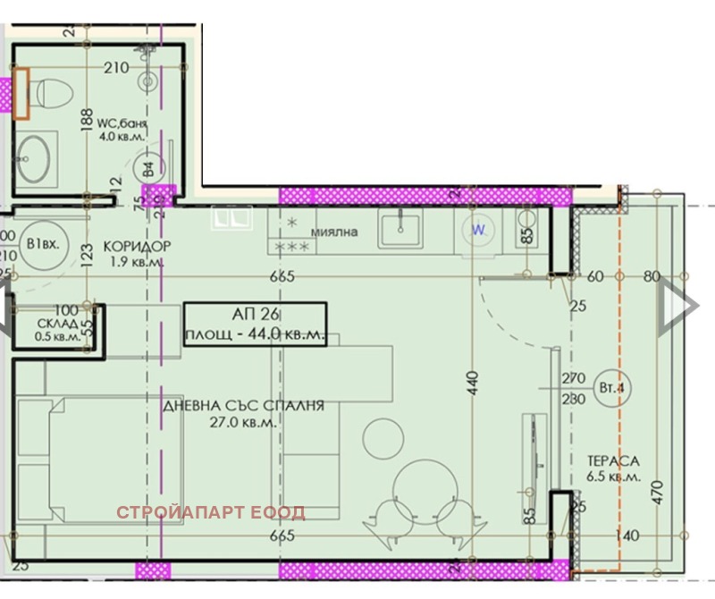 Продава 2-СТАЕН, гр. Велинград, област Пазарджик