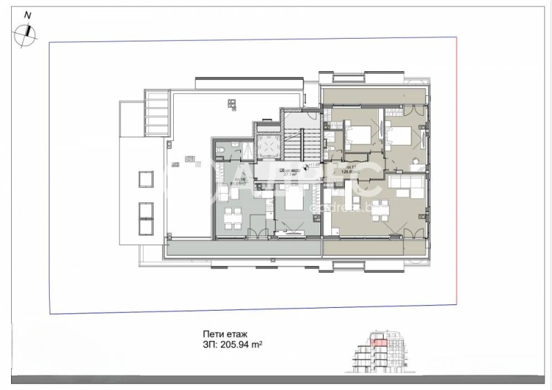 Продается  1 спальня София , Левски , 89 кв.м | 28429271 - изображение [10]