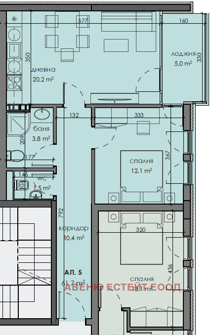 Продава 2-СТАЕН, гр. Варна, Бриз, снимка 3 - Апартаменти - 54565383
