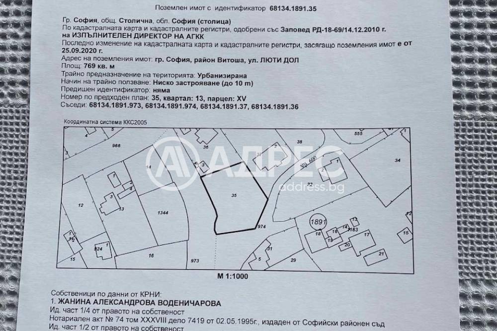 Продава ПАРЦЕЛ, гр. София, Княжево, снимка 4 - Парцели - 54200951