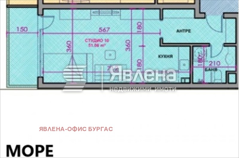 Продава 1-СТАЕН, гр. Поморие, област Бургас, снимка 3 - Апартаменти - 53447532