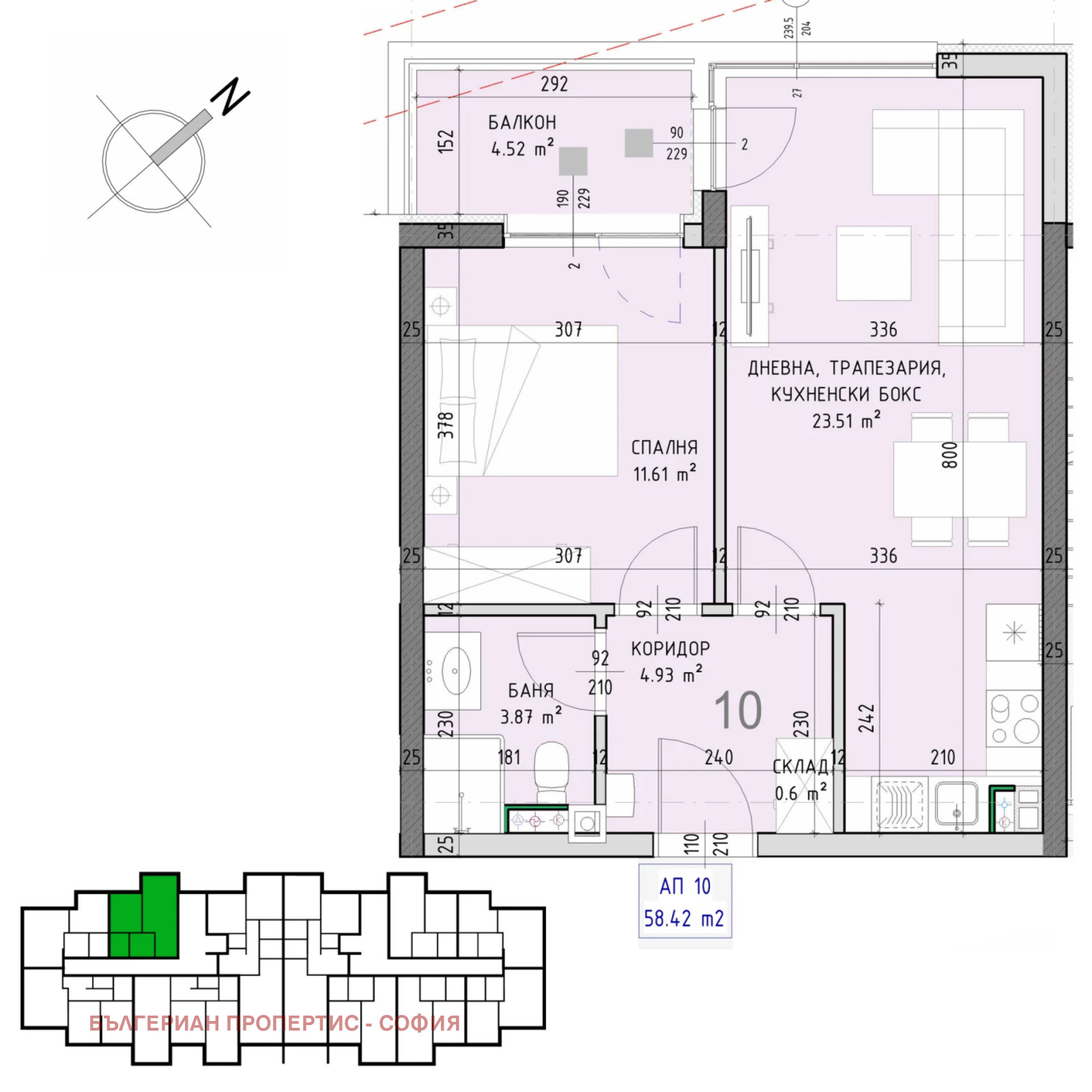 Продава  2-стаен град София , Малинова долина , 66 кв.м | 21634450