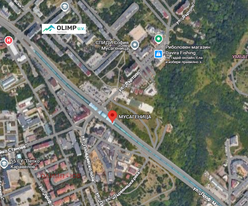 Продава ПАРЦЕЛ в град София, Младост 1 - 1411 кв.м / 310 500 € » 607 285.22 лв., ОЛИМП - ЮВ