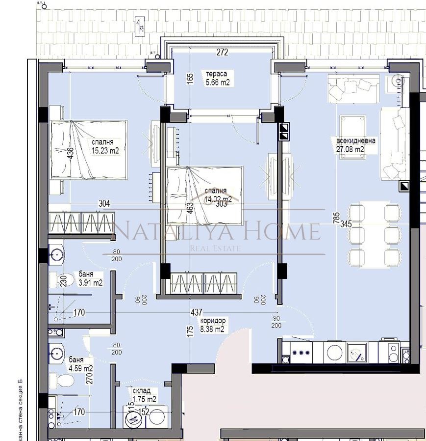Продава 3-СТАЕН, гр. Бургас, Сарафово, снимка 13 - Апартаменти - 55300926