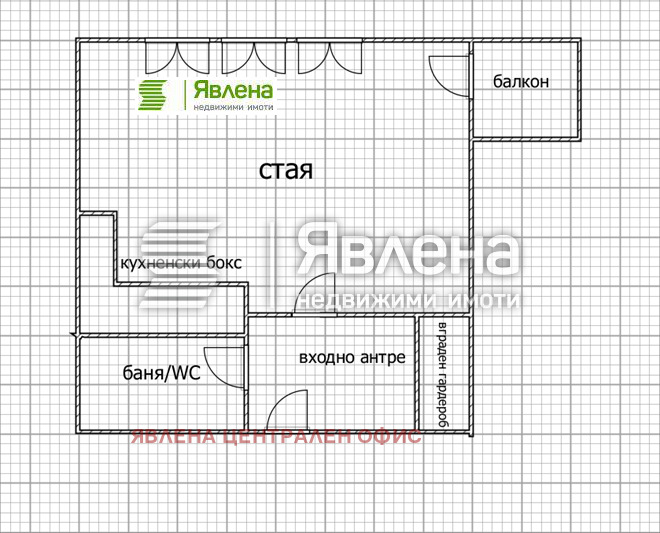 Till salu  Studio Sofia , Vitosja , 40 kvm | 50543442 - bild [15]