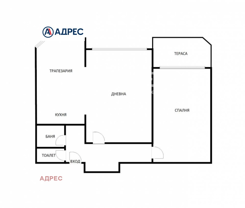 Продаја  1 спаваћа соба Варна , Зимно кино Тракија , 80 м2 | 31326160 - слика [12]