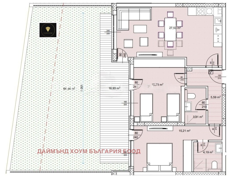 À vendre  2 chambres Plovdiv , Belomorski , 177 m² | 85139884 - image [2]