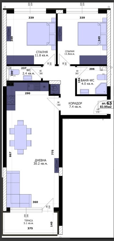 Продава 3-СТАЕН, гр. Варна, Кайсиева градина, снимка 5 - Aпартаменти - 49115813