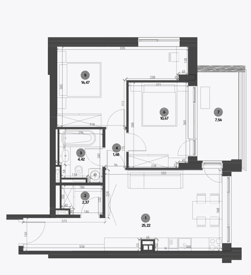 Продава 3-СТАЕН, гр. Варна, к.к. Чайка, снимка 3 - Апартаменти - 55421654