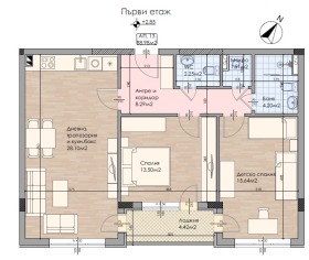 3-стаен град София, Карпузица 1