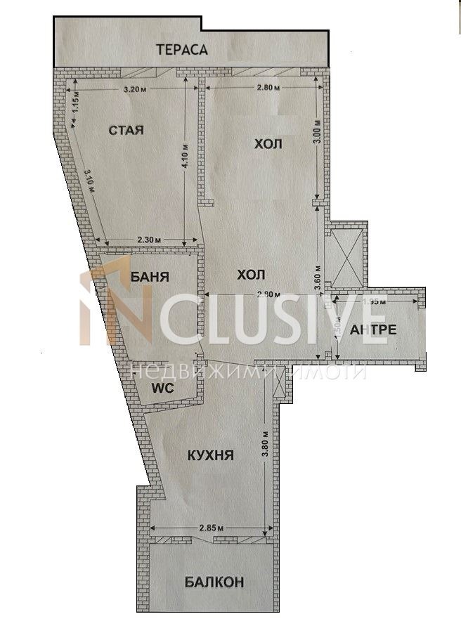 Продаја  1 спаваћа соба Софија , Центар , 58 м2 | 26836334 - слика [2]