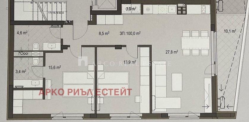 Продава 3-СТАЕН, гр. София, Карпузица, снимка 3 - Апартаменти - 56567497