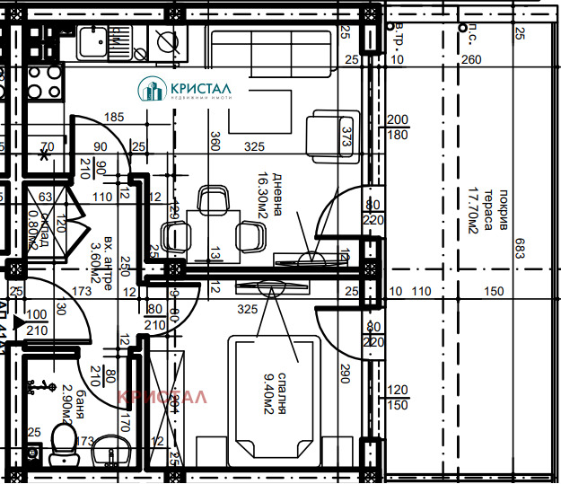 Продава 2-СТАЕН, гр. Пловдив, Въстанически, снимка 1 - Aпартаменти - 47348016