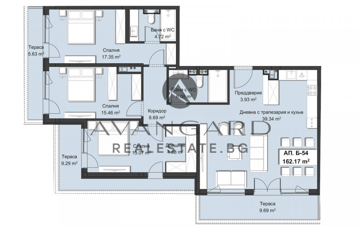 Продава 4-СТАЕН, гр. Пловдив, Христо Смирненски, снимка 2 - Апартаменти - 47039351
