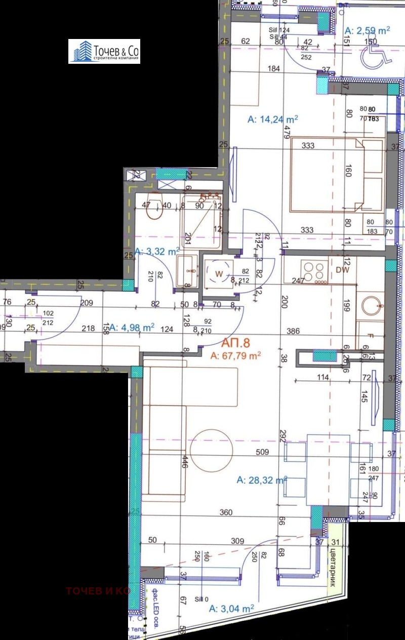 À vendre  1 chambre Bourgas , Bratya Miladinovi , 81 m² | 69752358