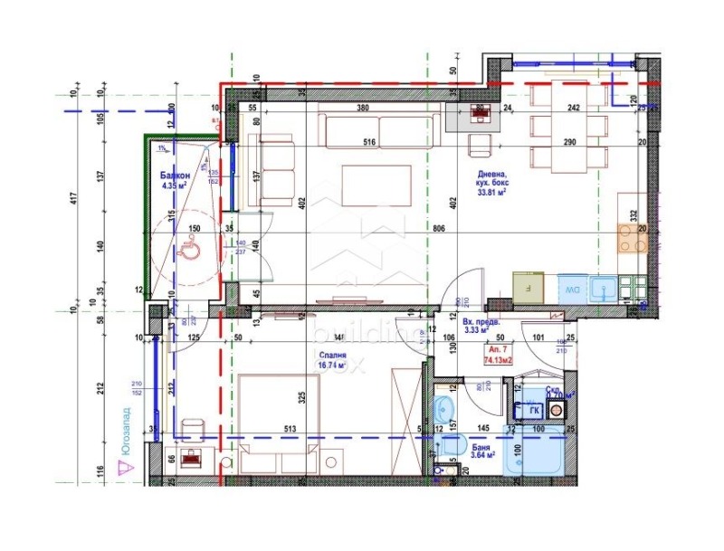 Satılık  1 yatak odası Sofia , Bankya , 90 metrekare | 62249829 - görüntü [3]